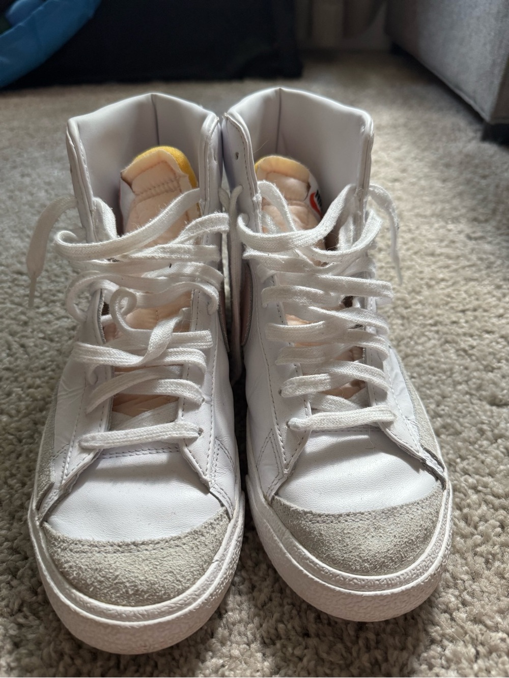 Nike mid 77 vintage blazer shoes white oxford pink CZ1055-118 size 10 - Picture 2 of 9